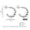 Women's Titanium Steel Geometric Style Polish Earrings