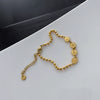 Women's Titanium Steel Geometric Style Simple Lucky Bracelet With Electroplating