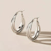 Women's Titanium Steel Geometric Ushaped Electroplated Earrings