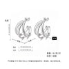 Women's Titanium Steel Geometric Ushaped Electroplated Earrings