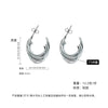 Women's Titanium Steel Geometric Ushaped Electroplated Earrings