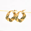 Women's Titanium Steel Geometric Ushaped Twist Earrings