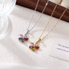 Women's Titanium Steel Geometric Windmill Pendant Necklace Electroplated Minimalist Style