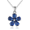 Women's Titanium Steel Geometric Zircon Necklace With Snake Bone Chain Electroplated Simple Elegant Clavicle Chain