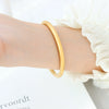 Women's Titanium Steel Gold Plated Electroplated Bracelet For Inheritance And Gift