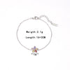 Women's Titanium Steel Gold Plated Geometric Flower Bracelet With Electroplating Simple Style