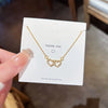 Women's Titanium Steel Heart Clavicle Chain Pendant Necklace