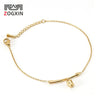 Women's 316L Stainless Steel Heartshaped Fashion Simple Bracelet With Electroplating Design