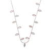 Women's Titanium Steel Hollow Leaves Necklace Electroplated Regular Chain Highend Niche Design