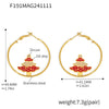 Women’s Titanium Steel Jewelry Set With Enamel Glaze Earrings Necklace And Bracelet Simple Electroplated Design
