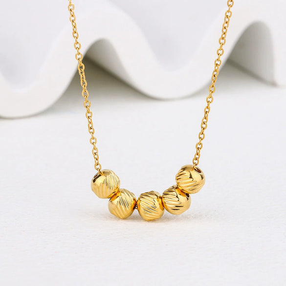 Women's Titanium Steel Lucky Four Leaf Clover Inlay Bracelet Necklace Jewelry