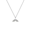 Women's Titanium Steel Mermaid Tail Necklace With Mixed Gem Inlay And Inlaid Zircon Featuring Animals And Zodiac Patterns