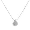 Women's Titanium Steel Ocean Life Starfish Shell Jewelry Set With 18K Gold Plated Electroplating And O Chain