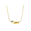Women's Titanium Steel Snake Bone Chain Geometric Style Electroplated Threedimensional Specialshaped Minimalist Allmatch Clavicle Necklace