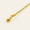 Women's Titanium Steel Stainless Steel Geometric Twist Chain Anklet Jewelry