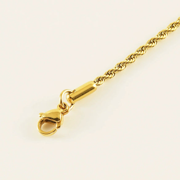 Women's Titanium Steel Stainless Steel Geometric Twist Chain Anklet Jewelry