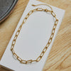 Women's Titanium Steel Thick Chain Necklace Electroplated For Autumn And Winter