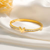 Women's Titanium Steel Vshaped Star Bracelet With Vacuum Plating Electroplating Fashion Light Luxury Jewelry