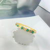 Women's Titanium Steel Zircon Bracelet Plated With 18K Gold Color Electroplated Waterproof Commuter Allmatch