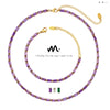 Women's 316L Stainless Steel Zircon Geometric Pattern Light Luxury Style Necklace