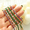 Women's 316L Stainless Steel Zircon Geometric Pattern Light Luxury Style Necklace