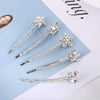 Women's Trendy Headwear Alloy Word Clip Hairpin With Electroplating Treatment