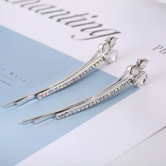 Women's Trendy Headwear Alloy Word Clip Hairpin With Electroplating Treatment
