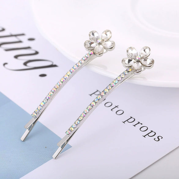 Women's Trendy Headwear Alloy Word Clip Hairpin With Electroplating Treatment