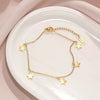 Women's Trendy Nonfading Stainless Steel Star Anklet Jewelry