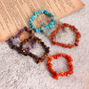 Women's Turquoise Geometry Elastic Bracelet Natural Crystal Beaded Wholesale Jewelry