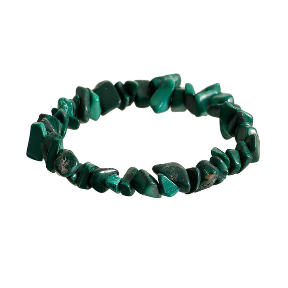Women's Turquoise Geometry Elastic Bracelet Natural Crystal Beaded Wholesale Jewelry
