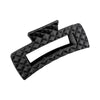 Women's Tweed Style Quilted Geometric Handmade Hair Clip