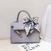 Women's Twill Simulation Silk Small Scarf Slender Hair Band Handbag Wrap Strap Decorative Neck Scarf
