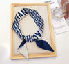 Women's Twill Simulation Silk Small Scarf Slender Hair Band Handbag Wrap Strap Decorative Neck Scarf