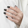 Women's Twostrand Rope Knot Buckle Ring In 925 Sterling Silver With Geometric Style And Electroplating Treatment