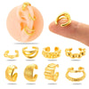Women's Ushape Copper Ear Clip Without Ear Hole Puncture Electroplated