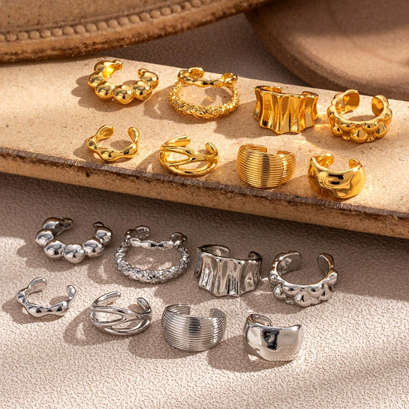 Women's Ushape Copper Ear Clip Without Ear Hole Puncture Electroplated