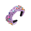 Women's Valentine's Day Cloth Headband With Diamond Design