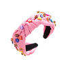 Women's Valentine's Day Cloth Headband With Diamond Design