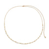 Women’s Versatile Metal Waist Chain Belt With Tassel Star And Imitation Crystal Accent Single Loop Bone Link Chain