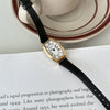 Women's Vintage Barrel Dial Alloy Case Belt Strap Quartz Watch