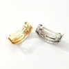 Women's Vintage Brushed Alloy Geometric Spring Clip Hairpin Electroplated Metal Side Hair Clip Accessory