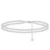 Women's Vintage Copper Multi Layer Pearl Anklet Geometric Stackable Gold Tone Foot Jewelry Casual Fashion Accessory