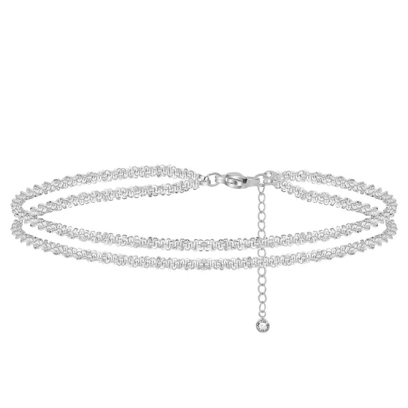 Women's Vintage Copper Multi Layer Pearl Anklet Geometric Stackable Gold Tone Foot Jewelry Casual Fashion Accessory