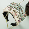 Women’s Vintage Embroidered Cloth Headband Handmade Elegant Minimal Hair Accessory