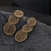 Women's Vintage Geometric Alloy Statement Earrings Retro Fashion Jewelry For Versatile Everyday Styling