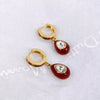 Women's Vintage Geometric Copper Earrings Retro Antique Light Luxury Fashion Jewelry