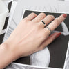 Women's Vintage Geometric Copper Ring With Electroplating