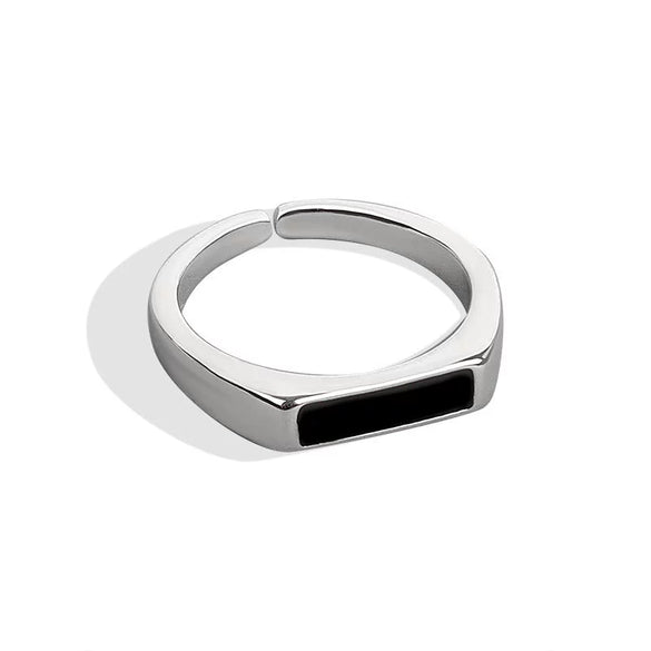 Women's Vintage Geometric Copper Ring With Electroplating