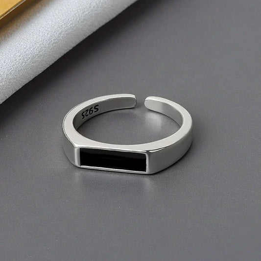 Women's Vintage Geometric Copper Ring With Electroplating